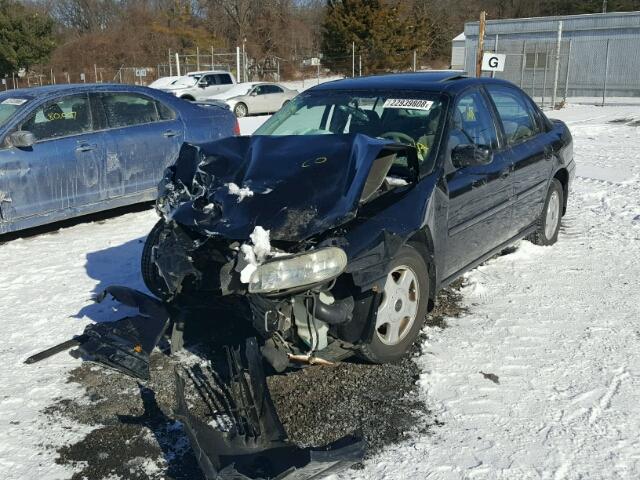 1G1NE52J216170779 - 2001 CHEVROLET MALIBU LS BLACK photo 2