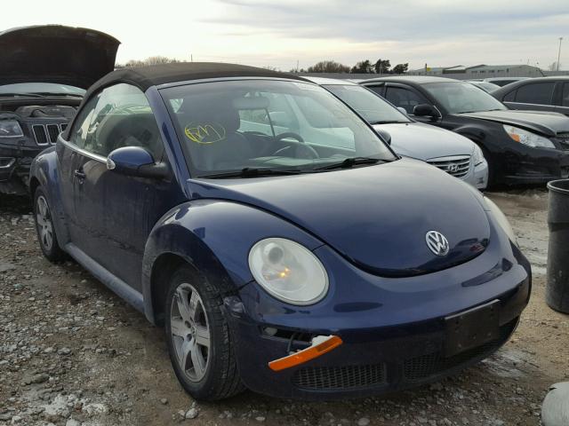 3VWRF31Y46M323515 - 2006 VOLKSWAGEN NEW BEETLE BLUE photo 1