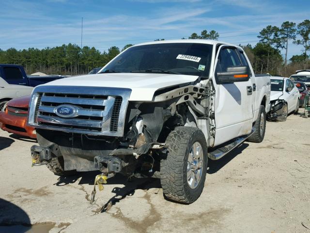 1FTPW14V59FB20122 - 2009 FORD F150 SUPER WHITE photo 2