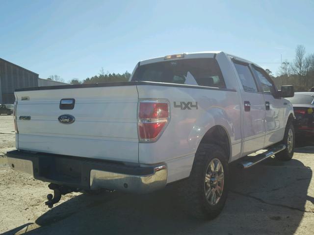 1FTPW14V59FB20122 - 2009 FORD F150 SUPER WHITE photo 4