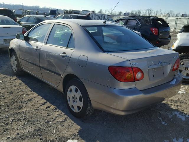 1NXBR32E43Z085264 - 2003 TOYOTA COROLLA CE TAN photo 3