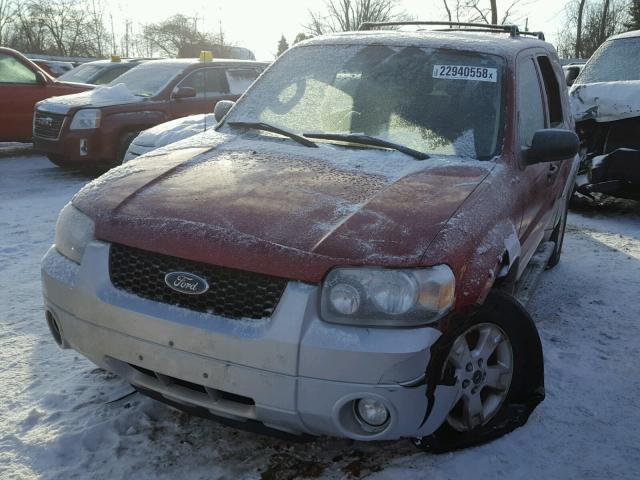 1FMYU93187KB98580 - 2007 FORD ESCAPE XLT RED photo 2