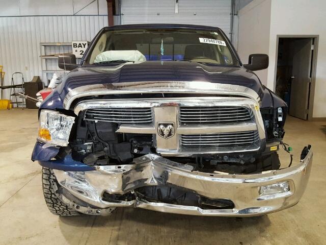 1D3HV18T69S812632 - 2009 DODGE RAM 1500 BLUE photo 9