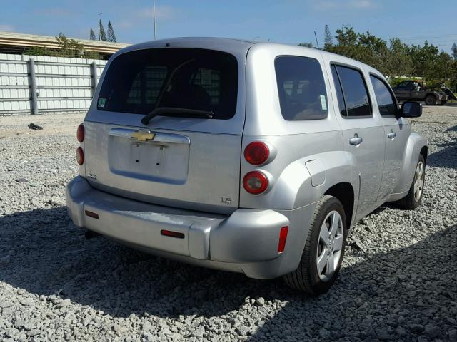 3GNDA13D07S509003 - 2007 CHEVROLET HHR LS SILVER photo 4