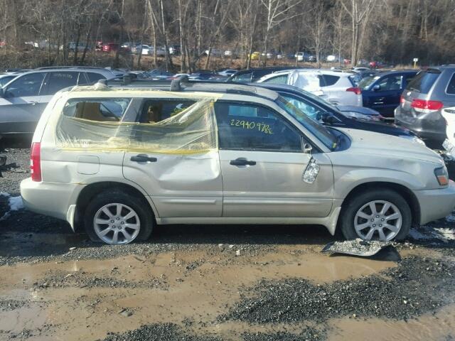 JF1SG65655H734233 - 2005 SUBARU FORESTER 2 GOLD photo 10