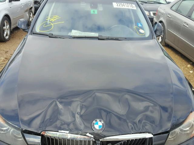 WBAVD53508A282853 - 2008 BMW 335 XI BLACK photo 7