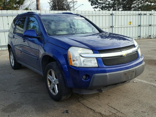 2CNDL63F466150135 - 2006 CHEVROLET EQUINOX LT BLUE photo 1