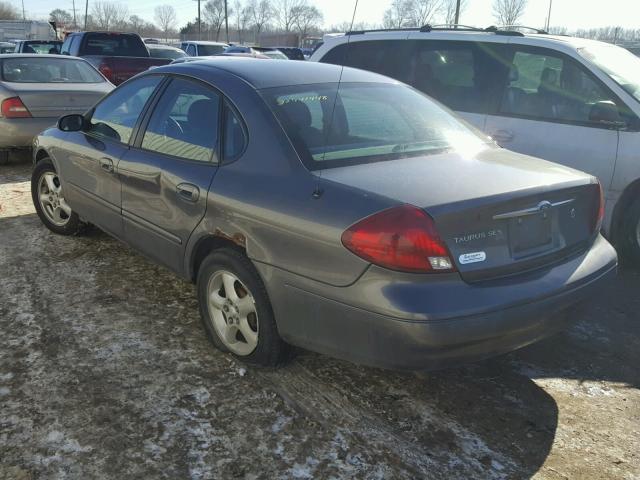 1FAFP55U32G179259 - 2002 FORD TAURUS SES GRAY photo 3