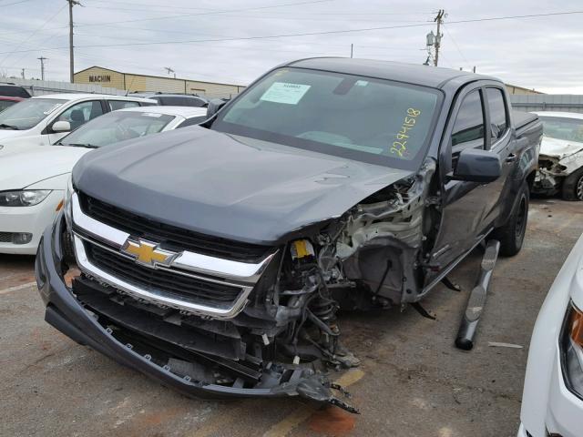 1GCGSBEA2G1267375 - 2016 CHEVROLET COLORADO GRAY photo 2