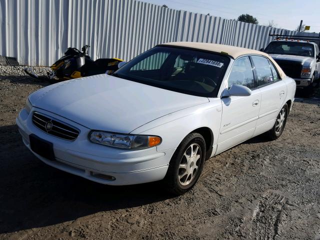 2G4WB52K2X1413421 - 1999 BUICK REGAL LS WHITE photo 2