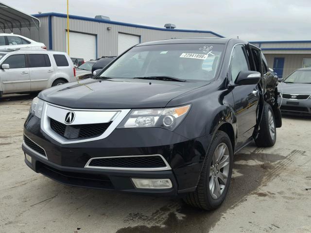 2HNYD2H72AH518414 - 2010 ACURA MDX ADVANC BLACK photo 2