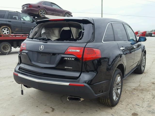 2HNYD2H72AH518414 - 2010 ACURA MDX ADVANC BLACK photo 4