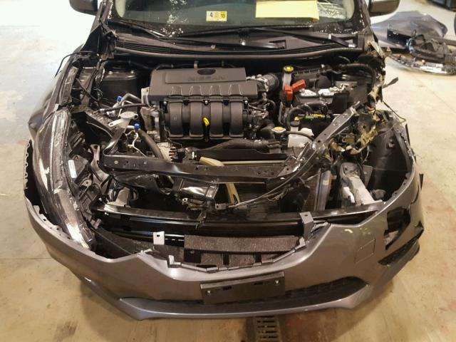 3N1AB7AP5GL649148 - 2016 NISSAN SENTRA S GRAY photo 9