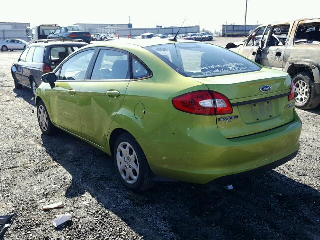 3FADP4BJ0DM219026 - 2013 FORD FIESTA SE GREEN photo 3