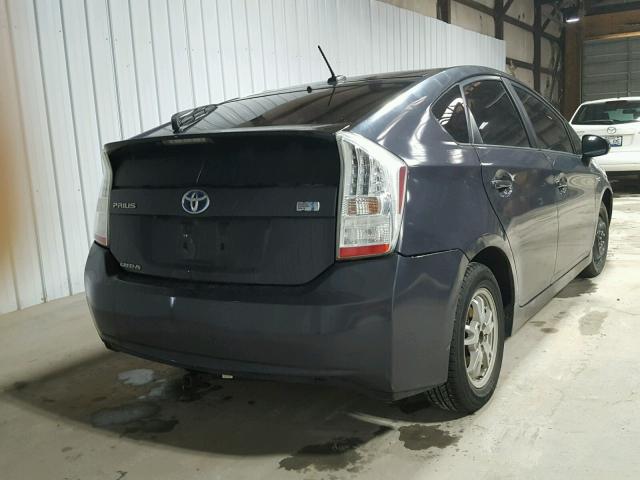 JTDKN3DU0A0159711 - 2010 TOYOTA PRIUS CHARCOAL photo 4