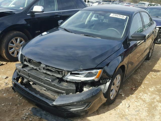 3VW2K7AJ1EM333327 - 2014 VOLKSWAGEN JETTA BASE შავი ფოტო 2