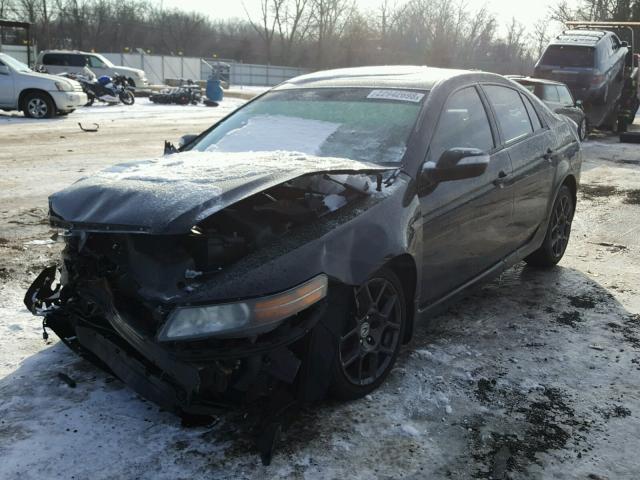 19UUA66217A035551 - 2007 ACURA TL BLACK photo 2