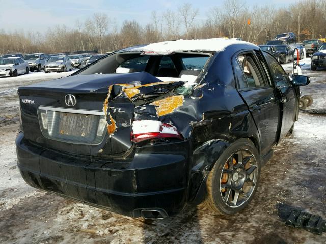 19UUA66217A035551 - 2007 ACURA TL BLACK photo 4