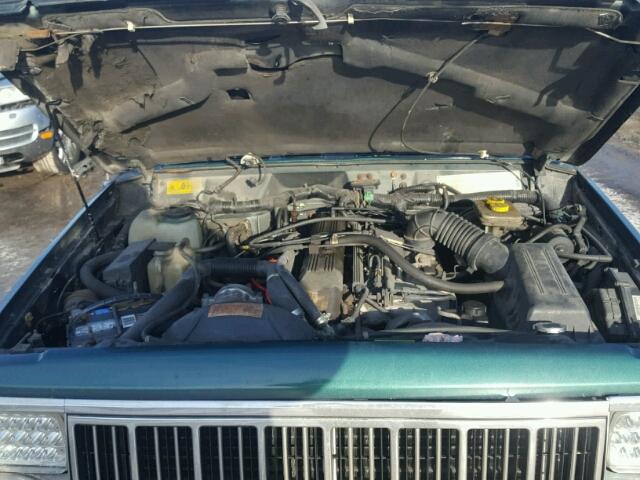 1J4FJ58S4NL147979 - 1992 JEEP CHEROKEE L GREEN photo 7