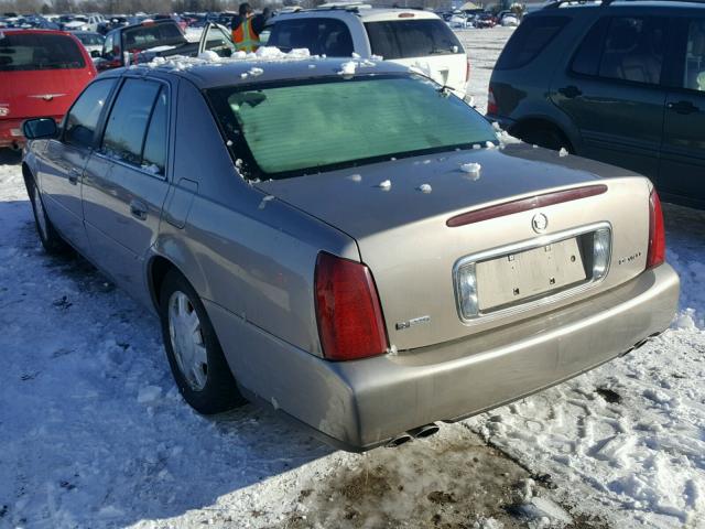 1G6KD54Y64U108411 - 2004 CADILLAC DEVILLE TAN photo 3