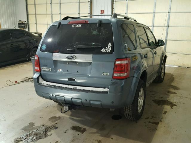 1FMCU9EG0CKB39402 - 2012 FORD ESCAPE LIM BLUE photo 4