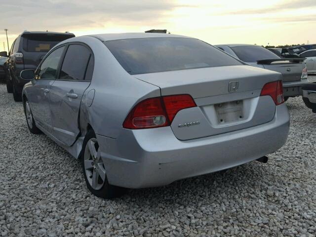 1HGFA16877L037714 - 2007 HONDA CIVIC EX SILVER photo 3