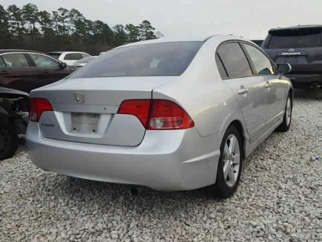 1HGFA16877L037714 - 2007 HONDA CIVIC EX SILVER photo 4