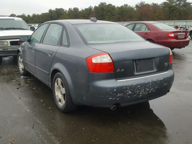 WAULC68E74A268886 - 2004 AUDI A4 1.8T QU GRAY photo 3