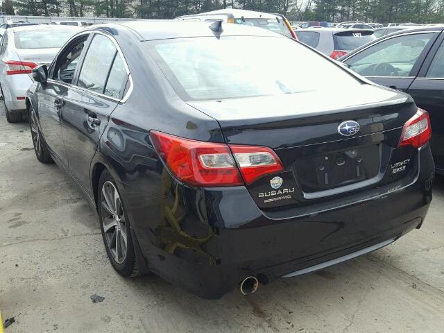 4S3BNAL69G3004590 - 2016 SUBARU LEGACY 2.5 BLACK photo 3