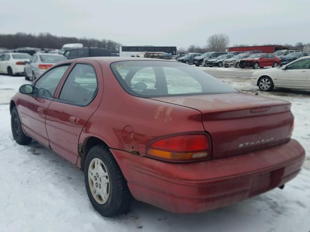 1B3EJ46X8XN577792 - 1999 DODGE STRATUS MAROON photo 3