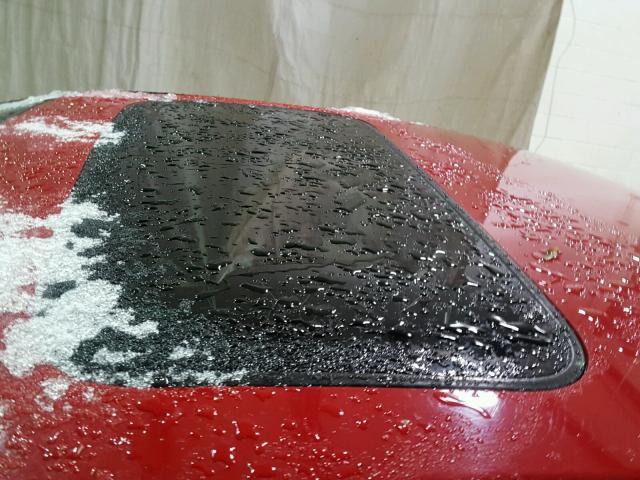 2HGFG12867H505868 - 2007 HONDA CIVIC EX წითელი ფოტო 9