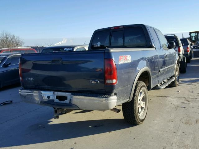 1FTRX18L33NA20919 - 2003 FORD F150 BLUE photo 4