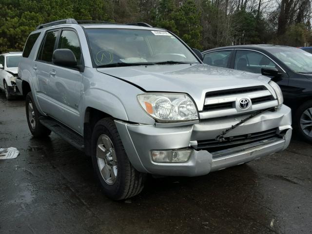 JTEZU14R840030942 - 2004 TOYOTA 4RUNNER SR SILVER photo 1