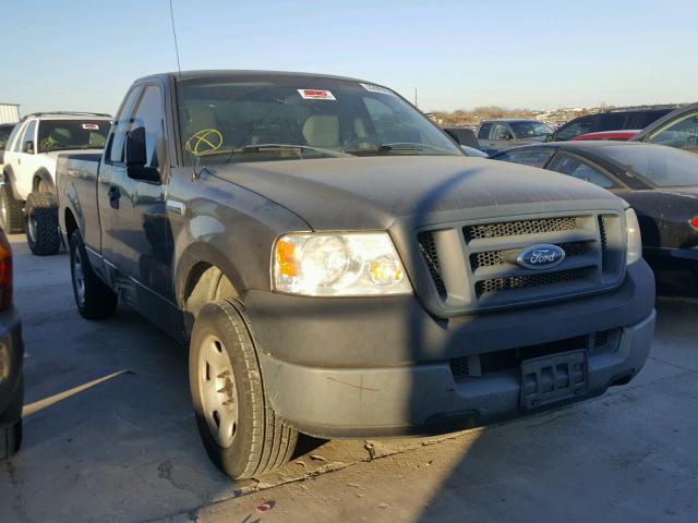 1FTRF12225NC09762 - 2005 FORD F150 GRAY photo 1