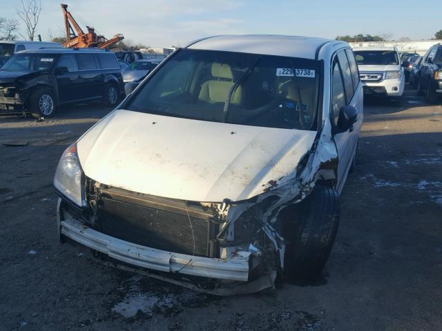 5FNRL38279B013798 - 2009 HONDA ODYSSEY LX WHITE photo 2