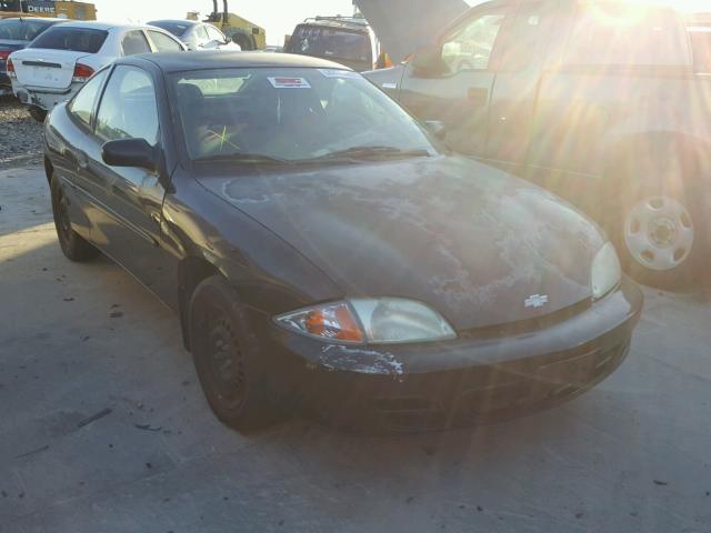 1G1JS124X27462637 - 2002 CHEVROLET CAVALIER L BLACK photo 1