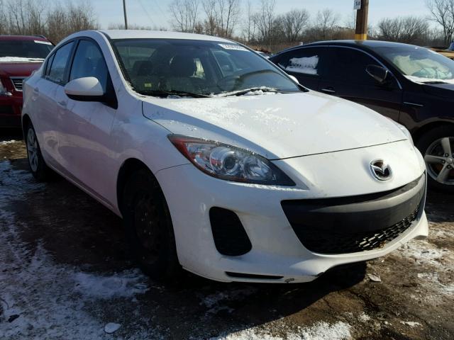 JM1BL1UF6C1579949 - 2012 MAZDA 3 I WHITE photo 1