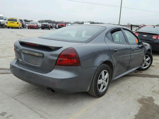 2G2WP522451131787 - 2005 PONTIAC GRAND PRIX GRAY photo 4