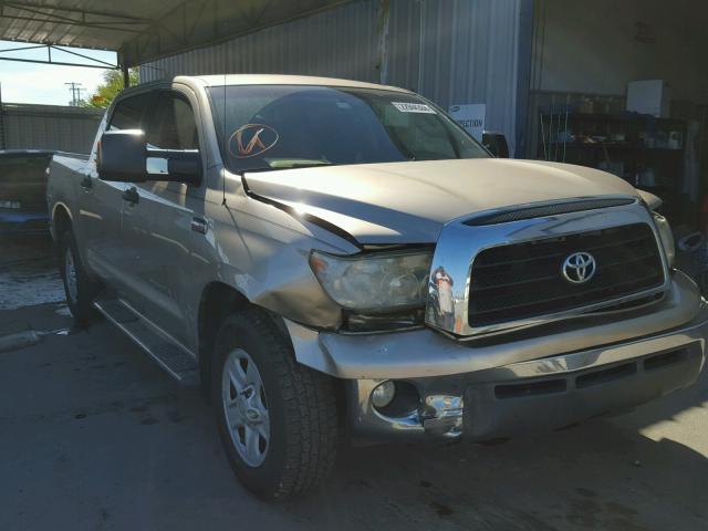 5TFEV54178X051392 - 2008 TOYOTA TUNDRA CRE BEIGE photo 1