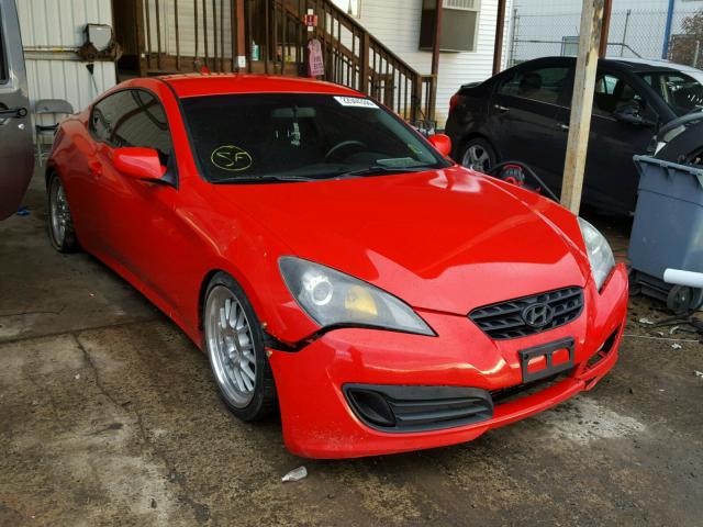 KMHHT6KD1BU054850 - 2011 HYUNDAI GENESIS CO RED photo 1