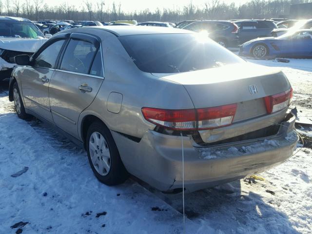 1HGCM56344A029843 - 2004 HONDA ACCORD LX GOLD photo 3