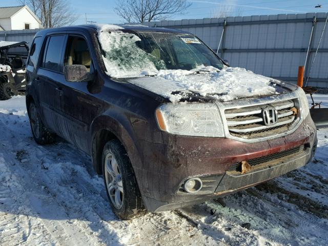 5FNYF4H47DB014128 - 2013 HONDA PILOT EX CREAM photo 1