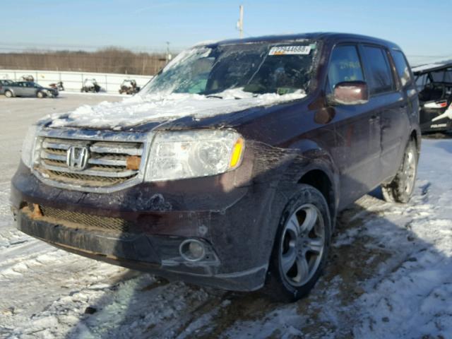 5FNYF4H47DB014128 - 2013 HONDA PILOT EX CREAM photo 2