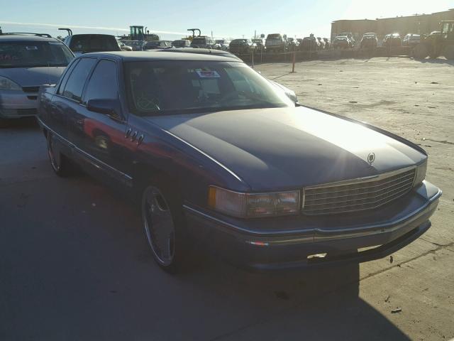 1G6KD52Y6TU217436 - 1996 CADILLAC DEVILLE BLUE photo 1