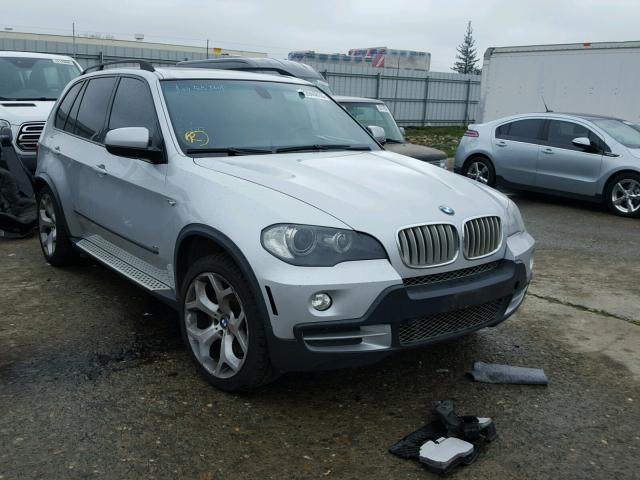 5UXFE83508LZ99097 - 2008 BMW X5 4.8I SILVER photo 1