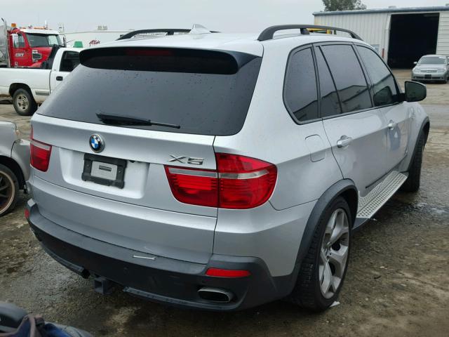 5UXFE83508LZ99097 - 2008 BMW X5 4.8I SILVER photo 4