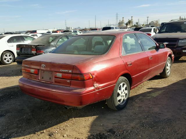 4T1BF22K8VU023832 - 1997 TOYOTA CAMRY CE RED photo 4