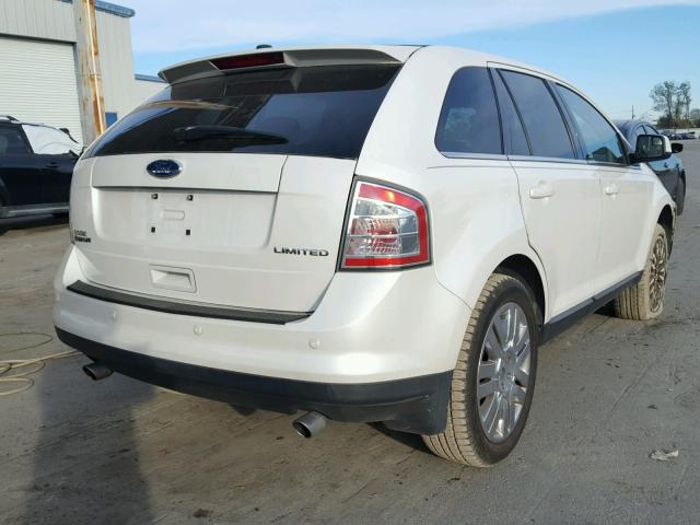 2FMDK3KC2ABB72028 - 2010 FORD EDGE LIMIT WHITE photo 4