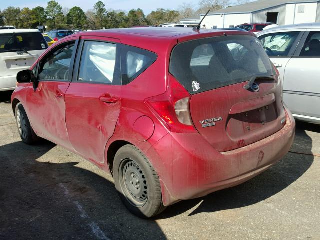 3N1CE2CP5EL399259 - 2014 NISSAN VERSA NOTE MAROON photo 3