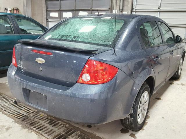 1G1AT58H897102727 - 2009 CHEVROLET COBALT LT GRAY photo 4